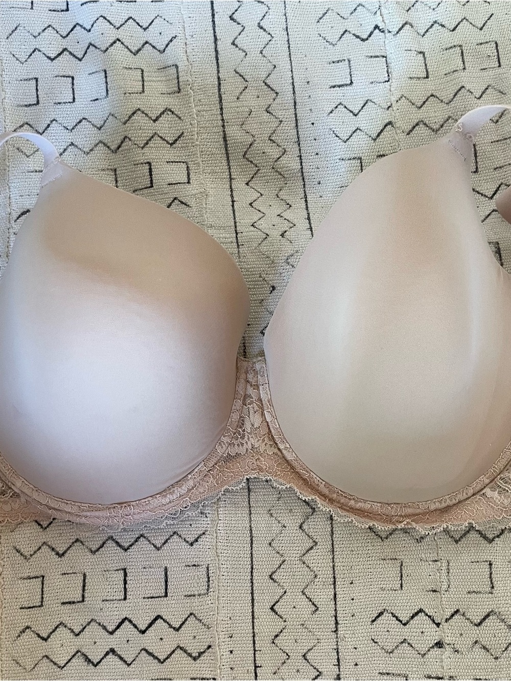 Smooth Lace-Trim Nude T-Shirt Bra - Women Intimates & Sleepwear
